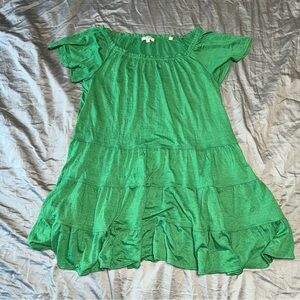 MaxStudio Green Mini Dress Size XL